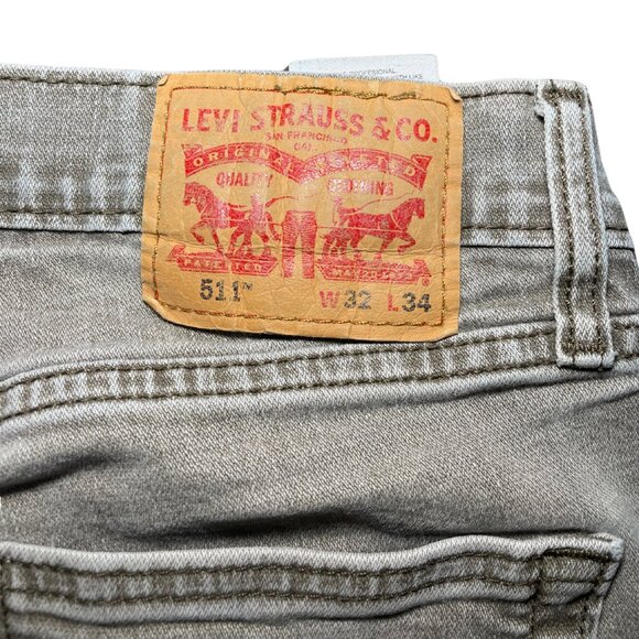 Levi’s 511 Slim Fit Jeans – Brown Medium Wash – Size 32x31 - Picture 4 of 4